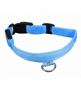 Obroża świecąca led 32-37cm blue ATL AG232A