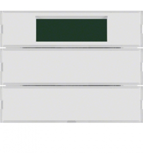 KNX system K.1 Przycisk 2-kr z reg. temp. i wyśw., do ram. biał. i krem.