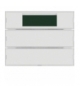 KNX system K.1 Przycisk 2-kr z reg. temp. i wyśw., do ram. biał. i krem.