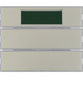 KNX system K.5 Przycisk 2-kr z reg. temp. i wyśw., stal szl