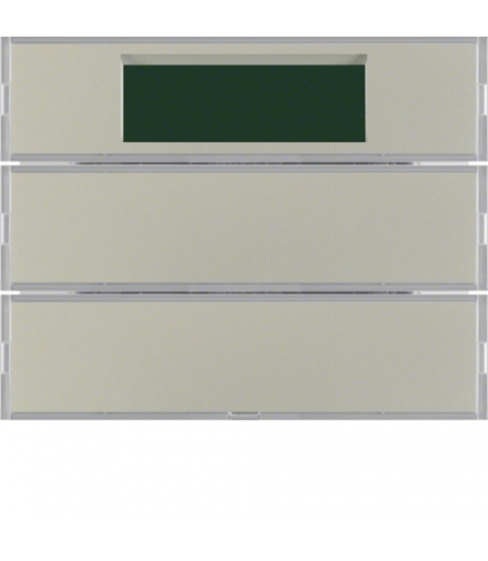 KNX system K.5 Przycisk 2-kr z reg. temp. i wyśw., stal szl