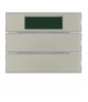 KNX system K.5 Przycisk 2-kr z reg. temp. i wyśw., stal szl