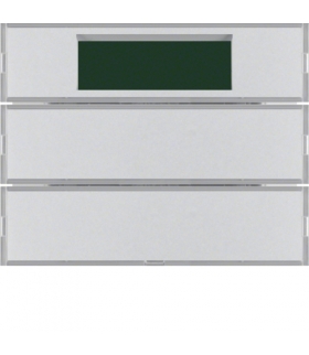 KNX system K.5 Przycisk 2-kr z reg. temp. i wyśw., alu