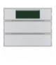 KNX system K.5 Przycisk 2-kr z reg. temp. i wyśw., alu