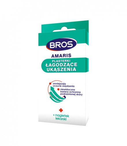 Zestaw 20 plasterków łagodzących ukąszenia Bros Amaris Bros CEN-67217
