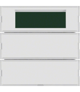 KNX system S.1/B.3/B.7 Przycisk 2-kr z reg. temp. i wyśw., do ram. biał. i krem.