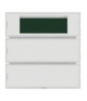 KNX system S.1/B.3/B.7 Przycisk 2-kr z reg. temp. i wyśw., do ram. biał. i krem.