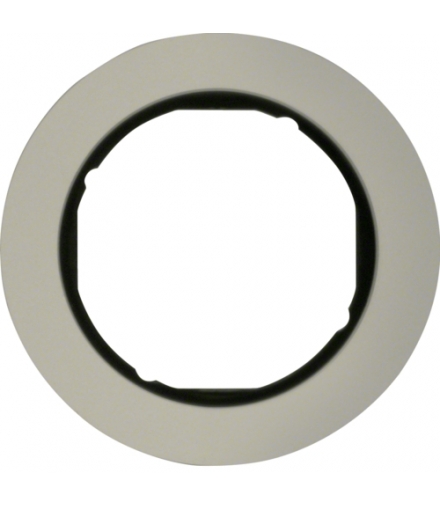 R.classic Ramka 1-krotna, aluminium/czarny Berker 10112084