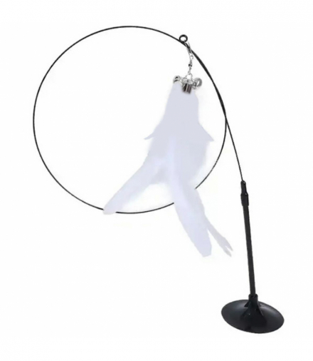 Wędka z przyssawką zabawka dla kota ATL ZW21