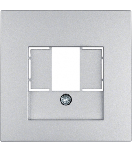 B.Kwadrat/B.7 Płytka czołowa do gniazda głośnikowego i gniazda ładowania USB, alu mat, lakierowany Berker 10331404