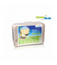 Żagiel ogrodowy zacieniacz UV poliester 3,6m kwadrat GreenBlue GB503 kremowy hydrofobowa powierzchnia GreenBlue CEN-36508