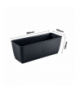 Doniczka rattanowa z hakami Ratolla DRL400PW antracyt Prosperplast CEN-61424
