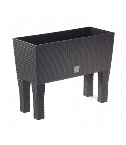 Doniczka z wkładem Rato Case High DRTC600H umbra Prosperplast CEN-66371