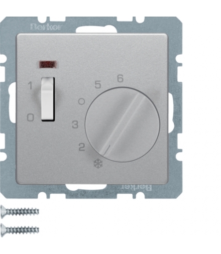Q.x Reg. temp. pom. 24 V st. zw., el. centr. łącz. i diod., alu aks, lak