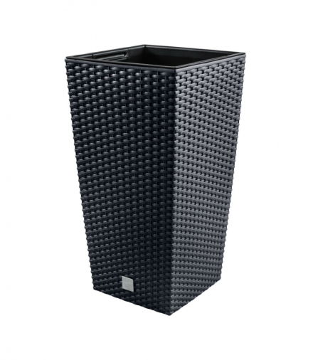 Doniczka z wkładem Rato Square DRTS265 antracyt Prosperplast CEN-66355