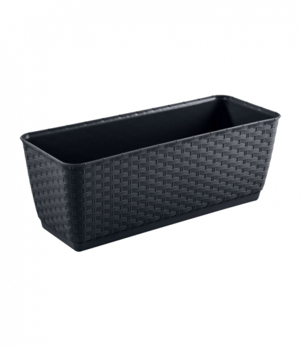 Doniczka rattanowa z hakami Ratolla DRL500PW umbra Prosperplast CEN-72357