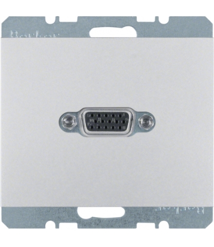 K.5 Gniazdo VGA, alu Berker 3315407003