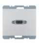 K.5 Gniazdo VGA, alu Berker 3315407003