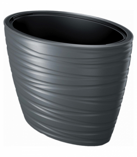 Doniczka z wkładem Maze DBMZE600 antracyt Prosperplast CEN-72562