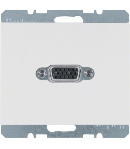 K.1 Gniazdo VGA, biały, połysk Berker 3315407009