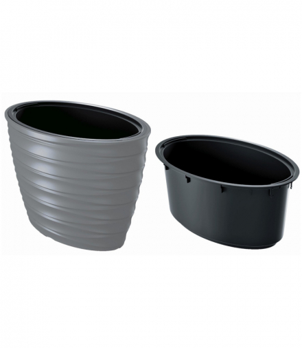 Doniczka Freze DBFEE600 jasny szary Prosperplast CEN-78285