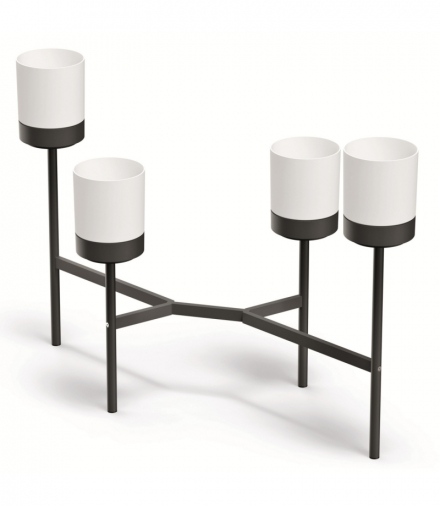 Kwietnik BLOOMIE STAND biały Prosperplast CEN-81331