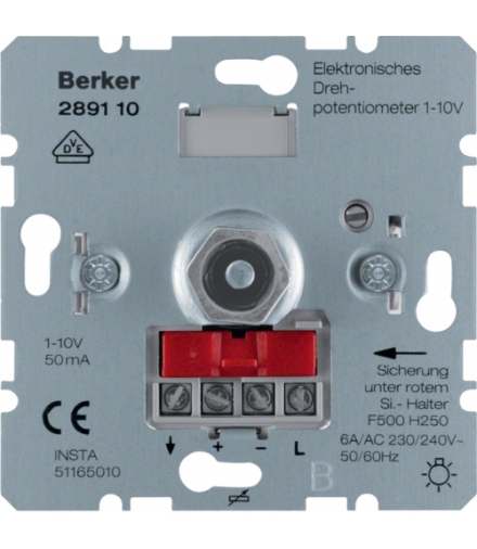 one.platform Elektroniczny potencjometr obrotowy 1-10 V, mechanizm Berker 289110