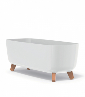 Doniczka GRACIA CASE biały Prosperplast CEN-81358