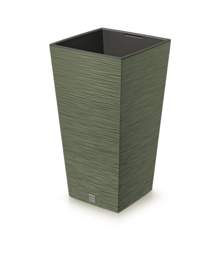 Doniczka FURU SQUARE ziemisty zielony Prosperplast CEN-81394