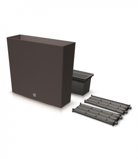 Doniczka RATO CASE TOWER umbra Prosperplast DUŻA 77x23,5x69cm