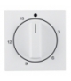 B.x/S.1 Płytka czołowa z pokrętłem regulacyjnym do mechanicznego łącznika czasowego 0-15 min, biały, połysk Berker 16328989