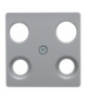 B.7 Płytka centralna do gniazda antenowego 4-wyjściowego, alu Berker 14831404
