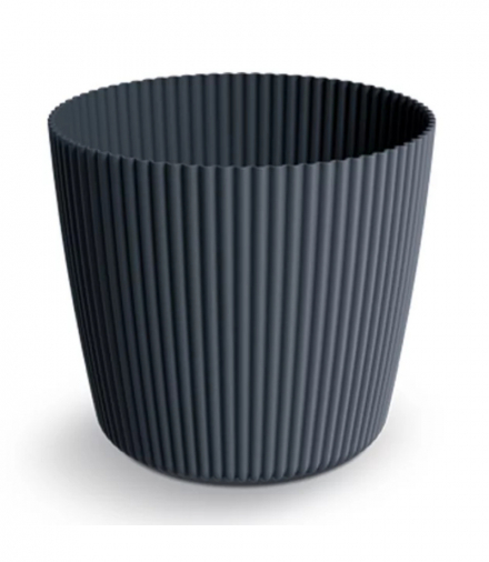 Doniczka Milly Round antracyt DMI110-S433 śr. 109 mm Prosperplast CEN-85897