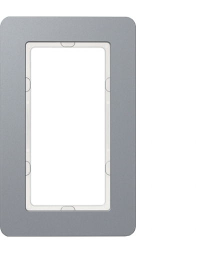 Q.7 Ramka z dużym wycięciem, aluminium Berker 13096074
