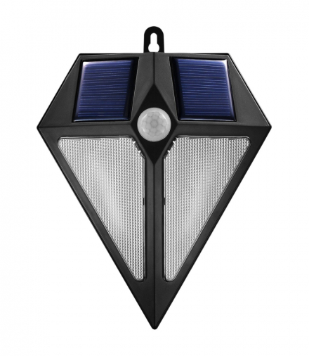 Lampa LED Maclean, Solarna, Ścienna, Z czujnikiem ruchu, 6 LED, 2x solar, MCE168 Maclean CEN-47820