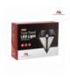 Lampa LED Maclean, Solarna, Ścienna, Z czujnikiem ruchu, 6 LED, 2x solar, MCE168 Maclean CEN-47820