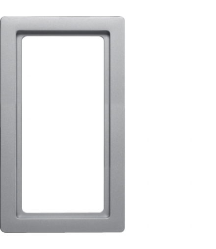 Q.1 Ramka z dużym wycięciem, alu aksamit, lakierowany Berker 13096084