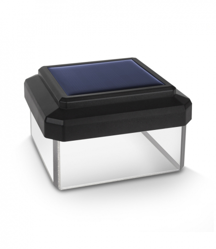 Lampa solarna LED na słupek, 80x80mm, daszek kopertowy, GB127 GreenBlue CEN-46280