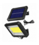 Solarny naświetlacz LED z czujnikiem ruchu, IP44, 5W, 400lm, 6000K, akumulator litowy 1300 mAh, 5,5V DC MCE438 Maclean CEN-71273