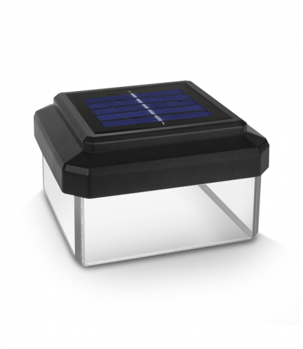 Lampa solarna LED na słupek, 100x100mm, daszek kopertowy, GB128 GreenBlue CEN-76090