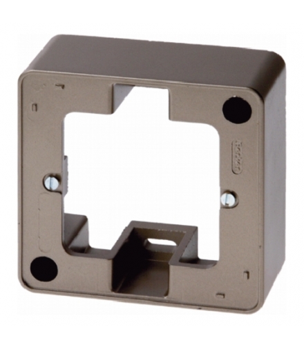 Akcesoria osprzęt Puszka natynkowa 1-krotna, jasny brąz, lakierowany Berker 10299011