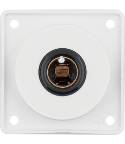 Integro Flow Gniazdo zasilające 12 V, samochodowe, biały, połysk Berker 945172509