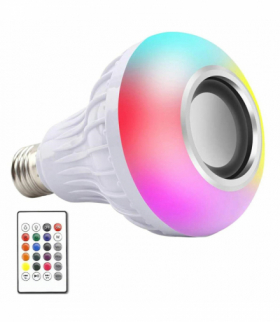 Żarówka LED z głośnikiem Bluetooth kolorowa RGB BT ATL ZD7G