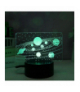 Lampka nocna układ słoneczny 3d LED ATL ZD98B