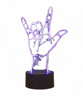 Lampka nocna ręka 3D LED ATL ZD98I