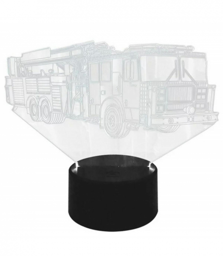 Lampka nocna straż pożarna 3D LED ATL ZD98A