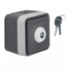 W.1 Łącznik na klucz z zamkiem, klucz wyjmowalny w 3 pozycjach, kompletny, IP55, szary Berker 32723515