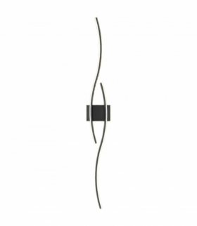 Lampa scienna kinkiet czarny 60cm ciepły biały ATL ZD149B