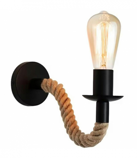 Kinkiet lampa ścienna loft sznur ATL ZD151