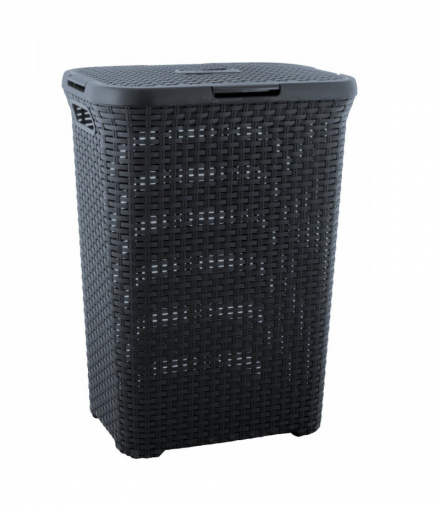 Kosz na bieliznę Curver Natural Style 60L ciemnySz Curver CEN-46801